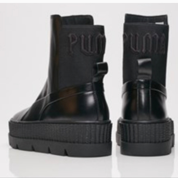 Black PUMA Women's Ankle Boots - Picture 3 of 6